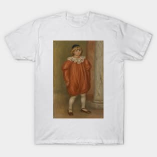 Claude Renoir in Clown Costume by Auguste Renoir T-Shirt